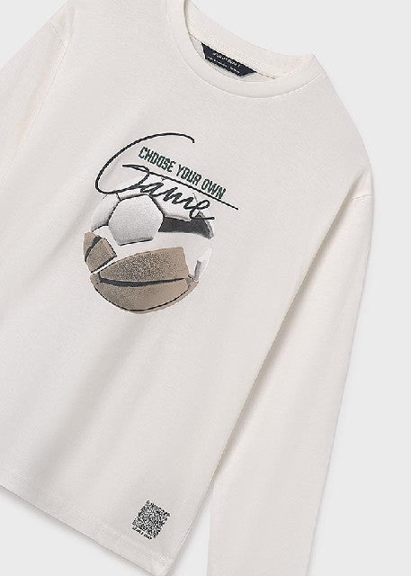 Camiseta m/l photoprint       Nata