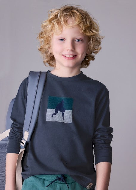 Camiseta m/l player           Marino