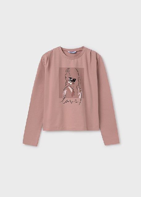 Camiseta manga larga      Nude