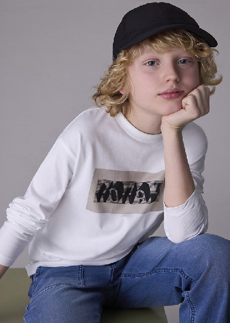 Camiseta m/l =nomad=          Nata