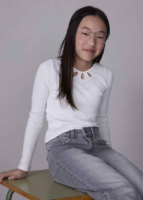 Camiseta m/l canale cut out   Nata