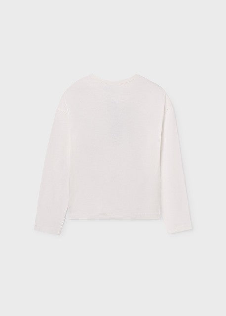 Camiseta m/l grafica          Nata-caza