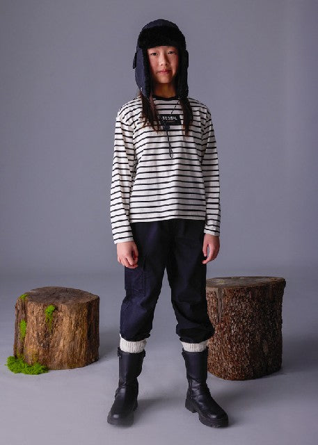 Camiseta m/l rayas oversize   Mac-negro