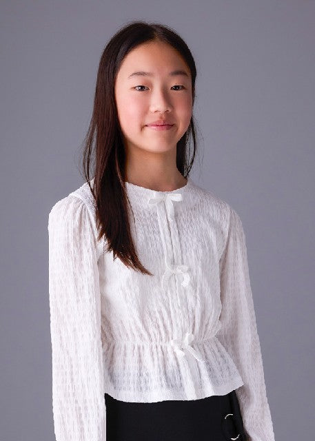 Top punto lazos               Nata