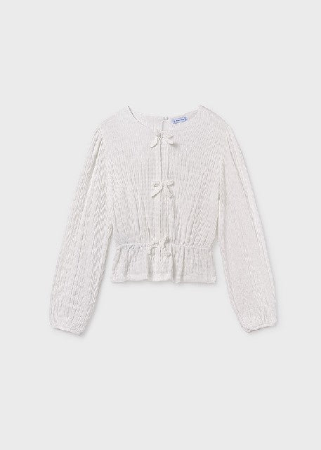 Top punto lazos               Nata