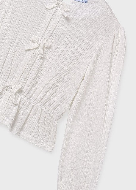 Top punto lazos               Nata