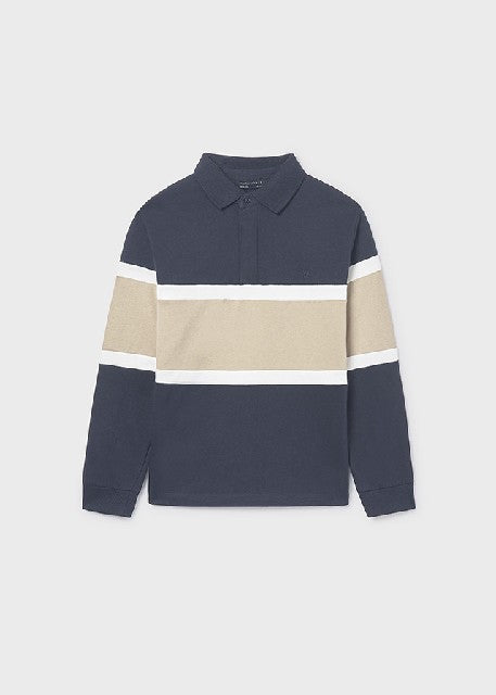 Polo m/l blocking             Marino