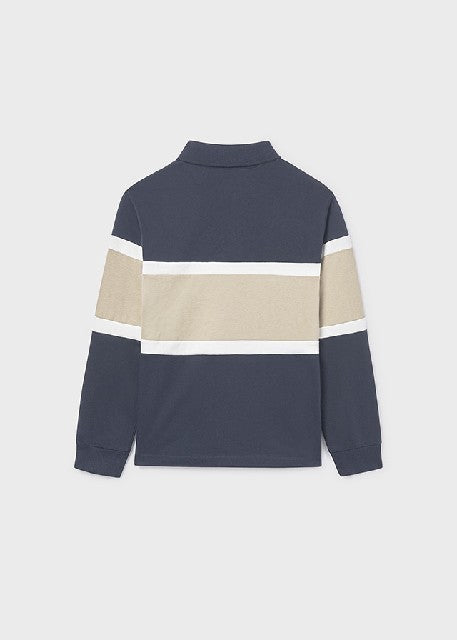 Polo m/l blocking             Marino