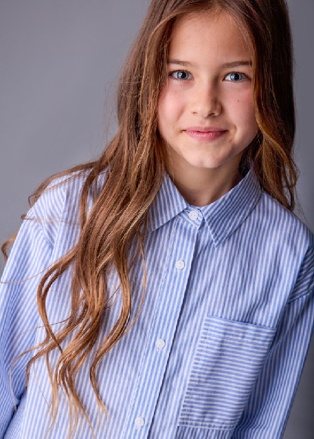 Blusa bolsillo                Rayas