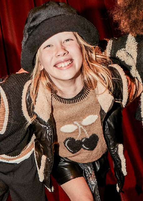 Jersey jacquard               Camel