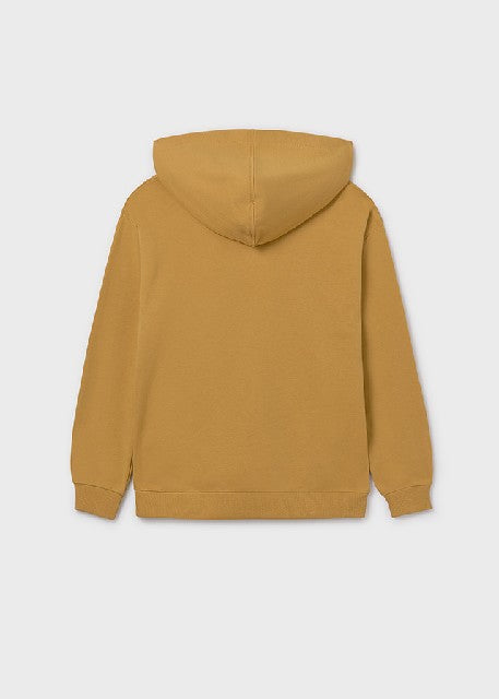 Pullover embossed con capucha Honey