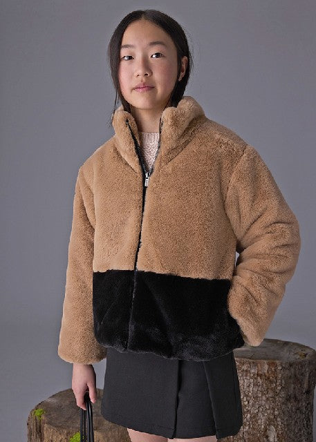 Abrigo pelo                   Camel