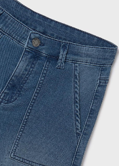 Pantalon soft denim worker    Medio