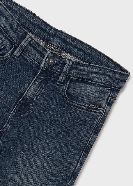 Pantalon soft denim           Blue