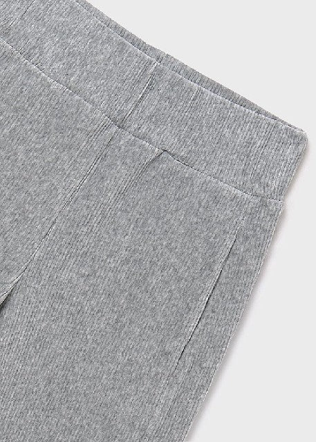 Pantalon largo punto pana     Plata