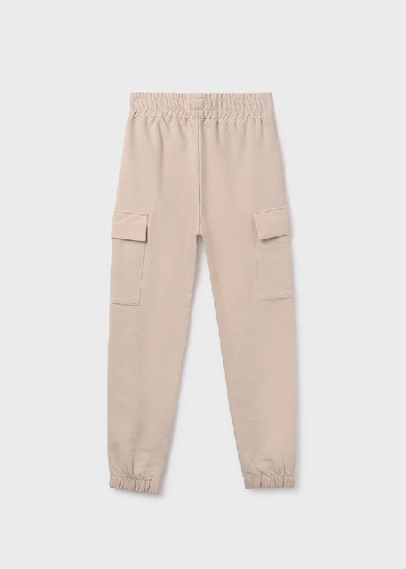 Pantalon largo jogger cargo   Arena