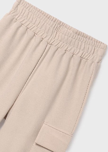 Pantalon largo jogger cargo   Arena