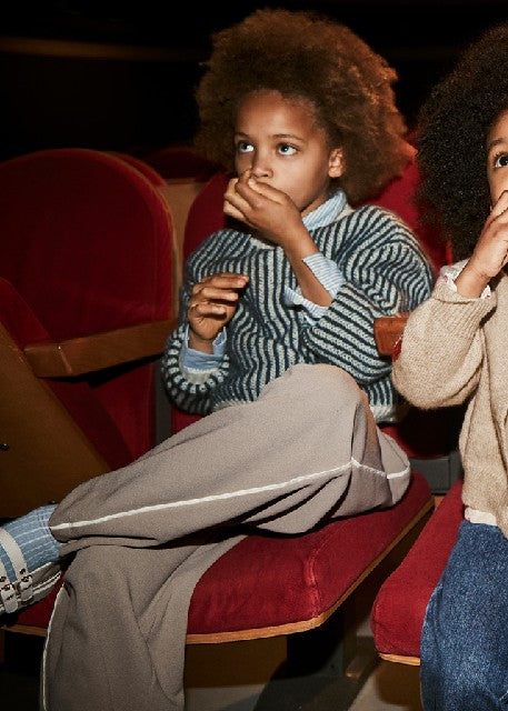 Pantalon largo doble cintura  Topo