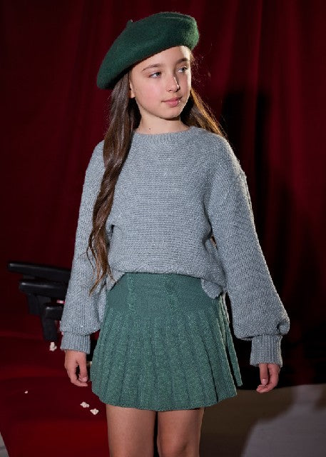 Falda tricot                  Eucalipto