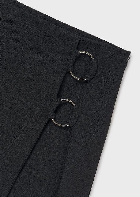 Falda pantalon punto          Negro