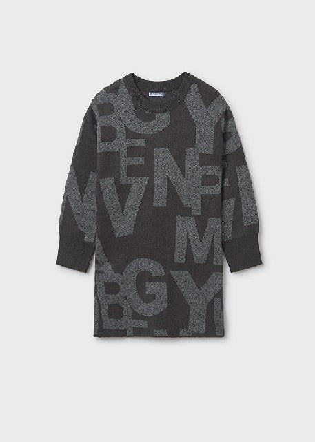 Vestido jacquard              Plomo