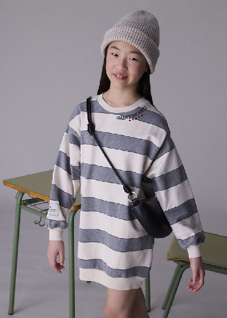 Vestido rayas                 Acero