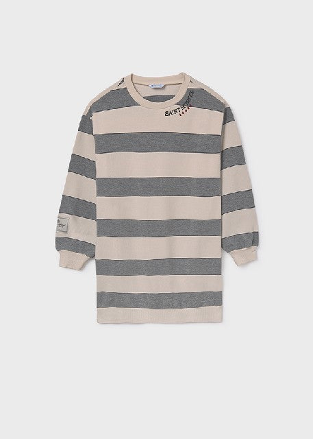 Vestido rayas                 Acero