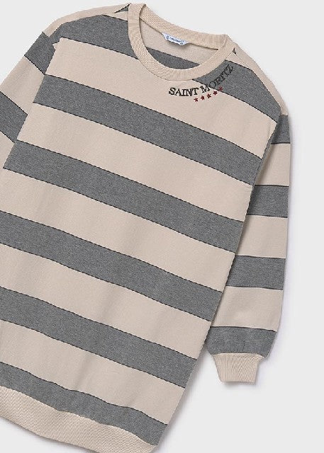 Vestido rayas                 Acero