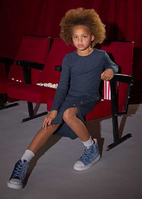 Vestido midi canale           Petroleo