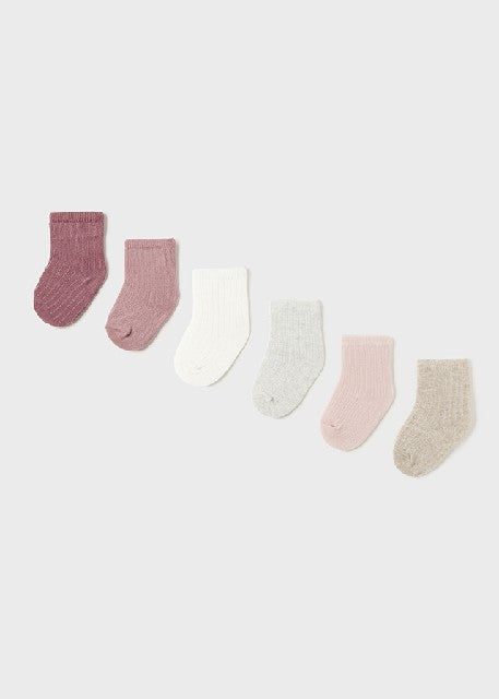 Set 6 calcetines              Rosas