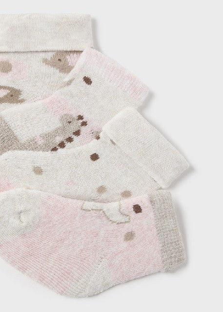 Set 4 calcetines              Rosa