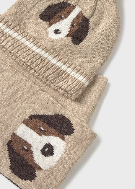 Conj. gorro bufanda           Beige