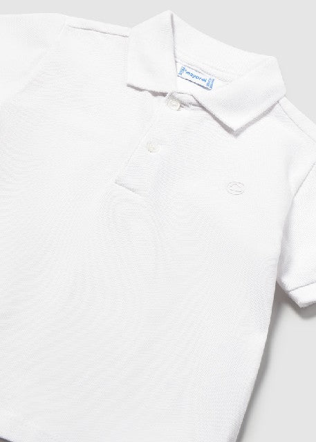 Polo m/c granito basico       Blanco