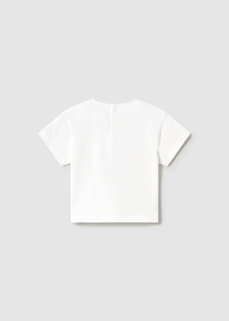Camiseta m/c basica           Blanco