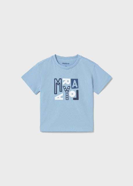 Camiseta m/c basica           Celeste