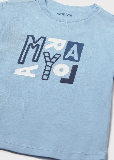 Camiseta m/c basica           Celeste