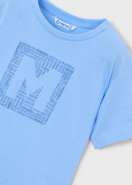 Camiseta m/c basica           Celeste