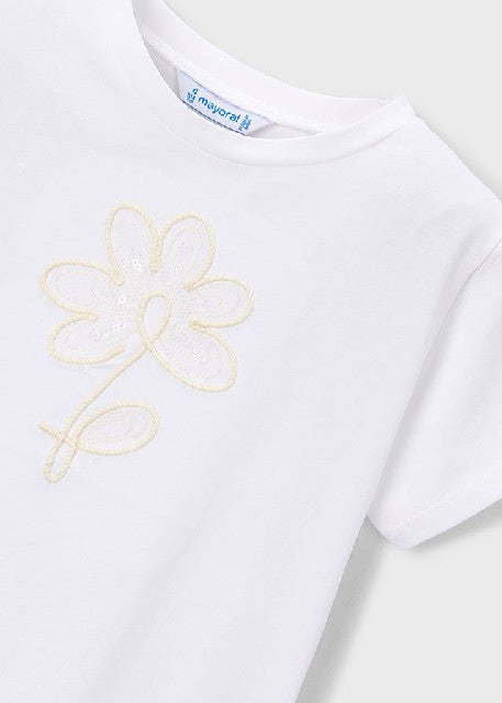 Camiseta m/c basica           Blanco