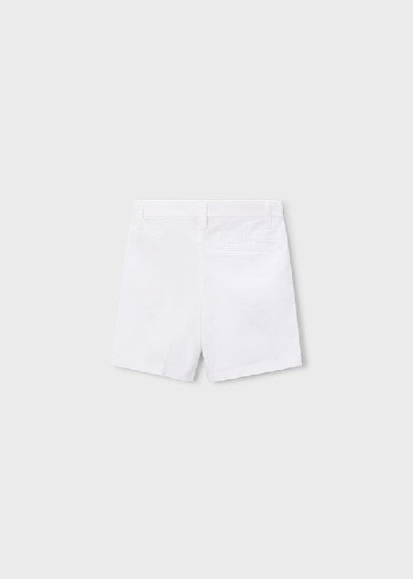 Bermuda chino sarga basico    Blanco