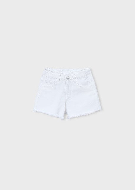 Short sarga basico            Blanco