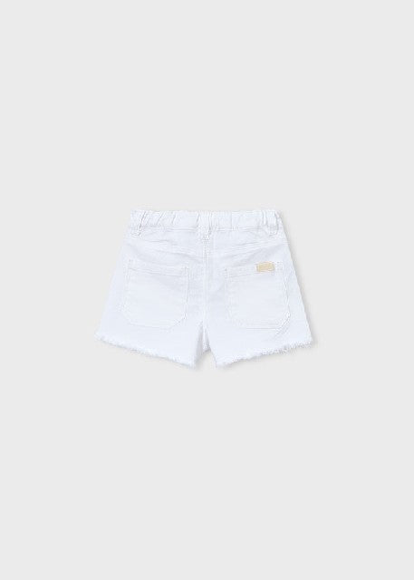 Short sarga basico            Blanco