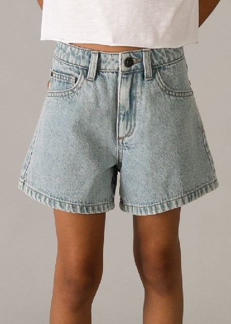 Short tejano basico           Claro