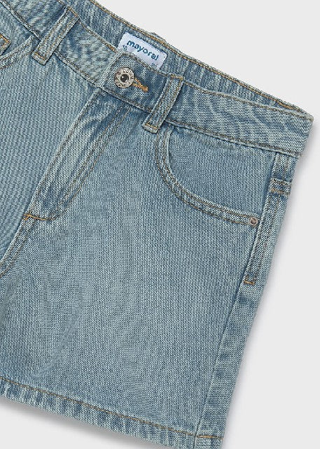 Short tejano basico           Claro