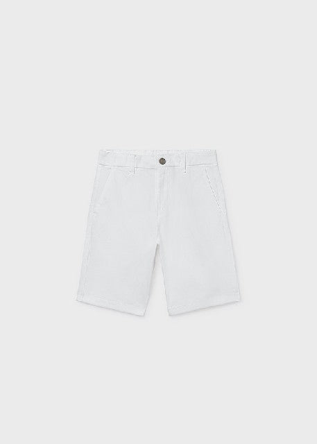 Bermuda chino basico          Blanco