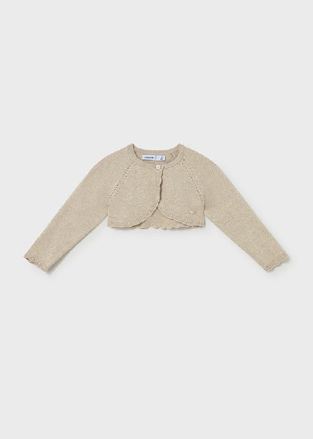 Bolero tricot basico          Avellana