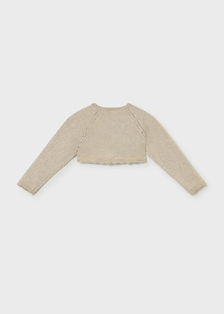 Bolero tricot basico          Avellana