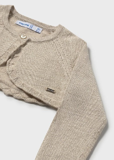 Bolero tricot basico          Avellana