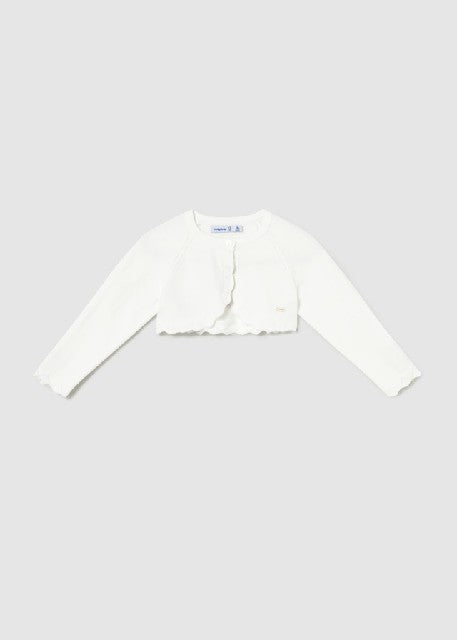 Bolero tricot basico          Crudo