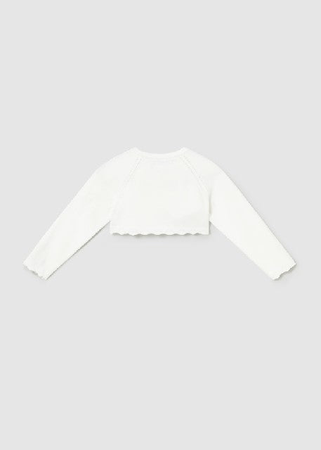 Bolero tricot basico          Crudo