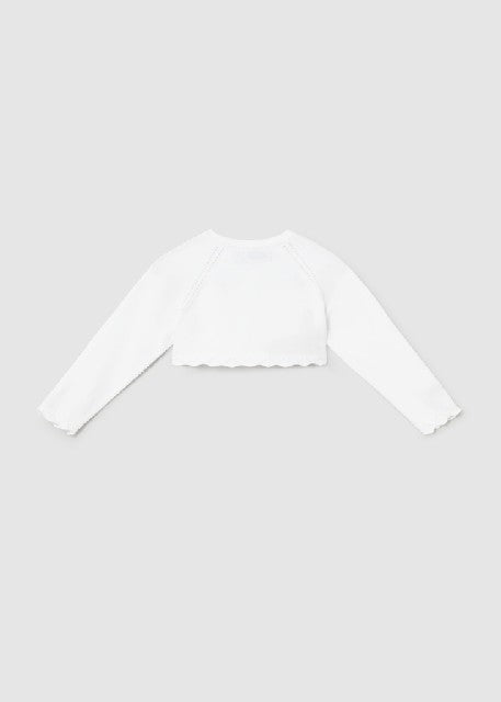 Bolero tricot basico          Blanco